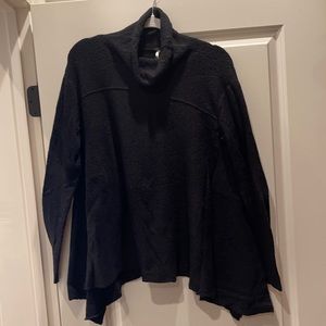 Amazing, woman’s, black, cowl neck, sweater!
